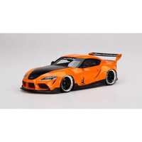 TopSpeed 1/18 Pandem Toyota GR Supra V1.0 Orange Diecast Car