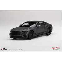 TopSpeed 1/18 Bently Continental GT Speed 2022 Anthracite Satin Diecast Car
