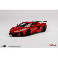 TopSpeed 1/18 Chevrolet Corvette Z06 2023 Torch Red Diecast Car