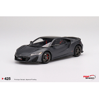 TopSpeed 1/18 Honda NSX Type S 2022 Gotham Gray Matte Diecast Model