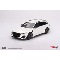 Topspeed 1/18 Audi ABT RS6-R Glacier White Metallic Diecast Car