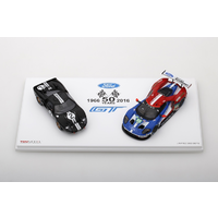TSM 1/43 Ford GT40 #2 1966 & GT #66 2016 50th Anniv. Set