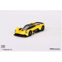 TSM 1/43 Aston Martin Valkyrie Sunburst Yellow Diecast Model Car