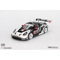 Top Speed Model 1/43 Porsche 911 GT3 R #77 AO Racing IMSA Petit Le Mans Diecast Model Car