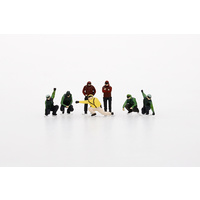 TSM Wing Collection 1/200 US NAVY Deck Crew Launch Team (8)