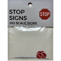 The Train Girl HO Stop Sign 4pk