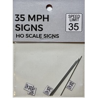 The Train Girl HO 35mph Limit 4pk