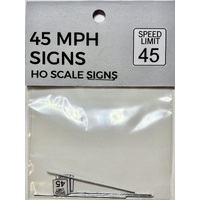 The Train Girl HO 45mph Limit 4pk