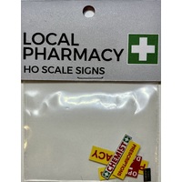 The Train Girl HO Aussie Advertising "Pharmacy" 6pk