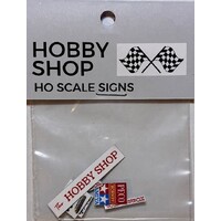 The Train Girl HO Aussie Advertising "Hobby Shop" 6pk
