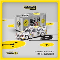Tarmac Works 1/64 Mercedes-Benz 190 E 2.5-16 Evolution II w/container - Macau Guia Race 1992 K.Ludwig