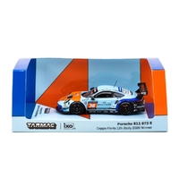 Tarmac Works 1/64 Porsche 911 GT3 R COPPA FLORIO 12H Sicily 2020 #36 - Winner Diecast Car