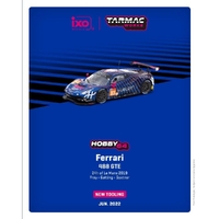 Tarmac 1/64 Ferrari 488 GTE 24h of Le Mans 2019 Frey / Gatting / Gostner Officially licensed by Ferrari