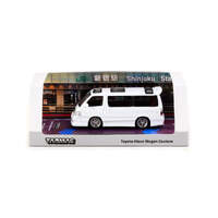 Tarmac Works 1/64 Toyota Hiace Custom White Diecast Model Car