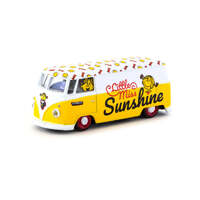 Tarmac Works 1/64 VW Type II (T1) Panel Van Mr. Men & Little Miss Diecast Car