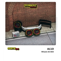 Tarmac Works 1/64 AL13 Wheels DC 003 Red/Black