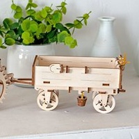 UGears Trailer for Tractor Wooden Model