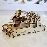 UGears Pneumatic Engine Wooden Model