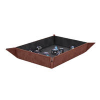 ULTRA PRO Gaming Accessories - Foldable Dice Rolling Trays- Ruby Suede