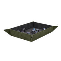 ULTRA PRO Gaming Accessories - Foldable Dice Rolling Trays- Emerald Suede