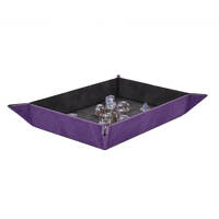 ULTRA PRO Gaming Accessories - Foldable Dice Rolling Trays- Amethyst Suede