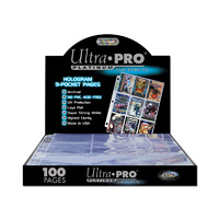 Ultra Pro 9-Pocket Hologram Platinum Card Folder Page Sleeves 81320