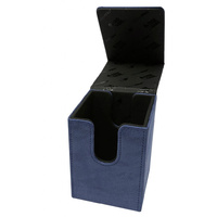 ULTRA PRO DECK BOX - Suede Alcove Flip Deck Box- Sapphire