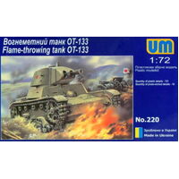 UM-MT 220 1/72 OT-133 Flame-throwing tank. Plastic Model Kit