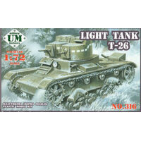 UM-MT 316 1/72 LIGHT TANK T-26 (TWIN TURRET - model 1931 ) Plastic Model Kit