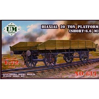 UM-MT 614 1/72 Biaxial 20 ton platform (short - 6,6 m ) Plastic Model Kit