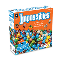 Bepuzzled 1000pc Impossibles Losing My Marbles Jigsaw Puzzle