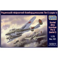 Unimodel 1/72 Pe-2 early, series 1 Plastic Model Kit 101