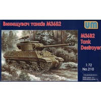 Unimodel 1/72 M36B2 Tank destroyer Plastic Model Kit 210