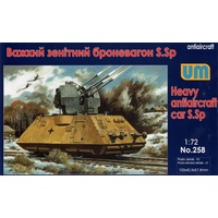 Unimodel 1/72 Reconnaissance armored train Le.Sp Plastic Model Kit 258