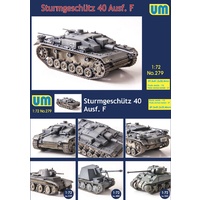 Unimodel 1/72 Sturmgeschutz 40 Ausf F Plastic Model Kit 279
