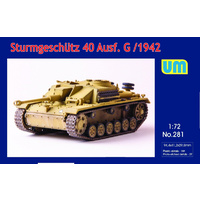 Unimodel 1/72 Sturmgeschutz 40 Ausf.G early Plastic Model Kit 281