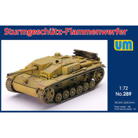 Unimodel 1/72 Sturmgeschutz Flammenwerfer Plastic Model Kit 289