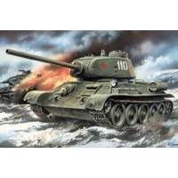 Unimodel 1/72 WWII MEDIUM TANK T-34/85 (model 1944 ) Plastic Model Kit 327