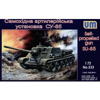 Unimodel 333 1/72 WWII SELF PROPELLED PLANT SU-85 Plastic Model Kit