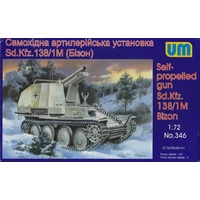Unimodels 1/72 Sd.Kfz 138/1M Ausf H BISON Plastic Model Kit