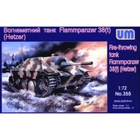 Unimodel 1/72 Flammpanzer 38 (Hetzer) Plastic Model Kit 355
