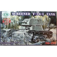 Unimodel 1/72 T-26-1E w/conical turret Plastic Model Kit 402