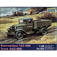 Unimodel 1/48 Soviet truck GAZ-MM Plastic Model Kit 504