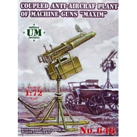 Unimodel 1/72 Maxim - Coupled AA plant of MG Plastic Model Kit 646