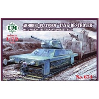 Unimodel 1/72 Arm.Platform "Tank destroyer" Plastic Model Kit [674]