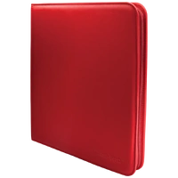 Ultra Pro Binder 12 pocket Zippered PRO Binder Red