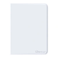 Ultra Pro Binder Vivid 9 Pocket Zippered PRO Binder White