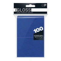 ULTRA PRO Deck Protector Gloss Standard 100ct Blue Card Sleeves