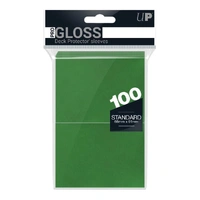ULTRA PRO Deck Protector Gloss Standard 100ct Green Card Sleeves