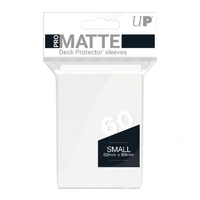 ULTRA PRO Deck Protector Matte Mini 60ct White Card Sleeves